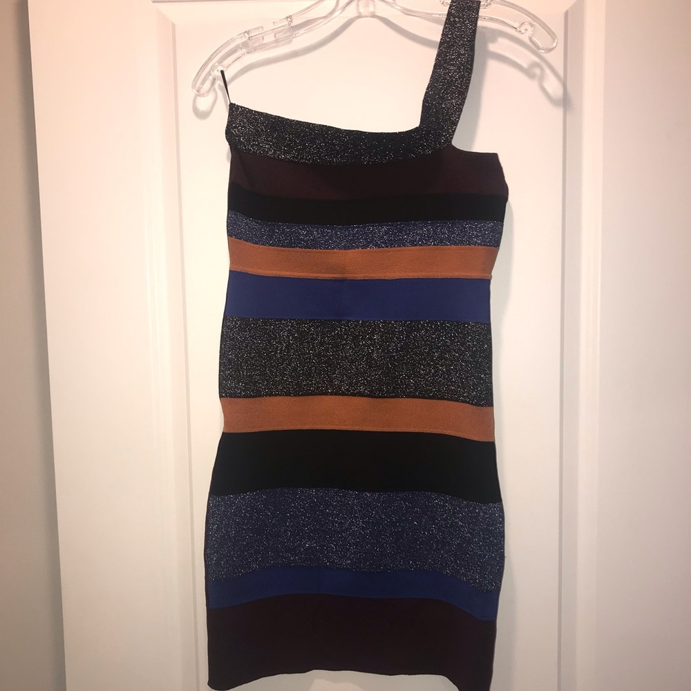 M Missoni one shoulder knit dress, size 44; New